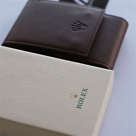 rolex leather golf pouch|rolex watch bag.